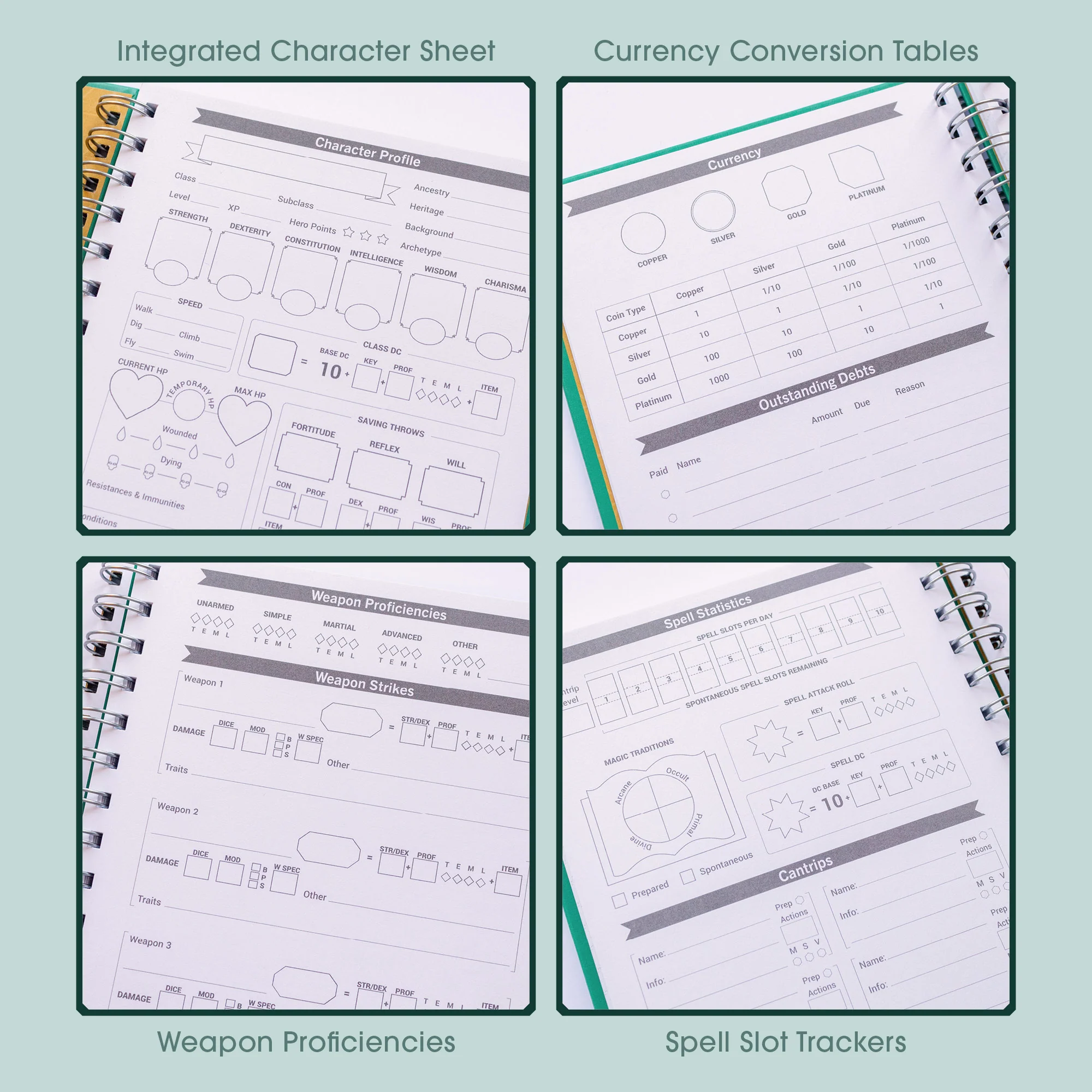 Pathfinder Character Quest Notebook - Image 3