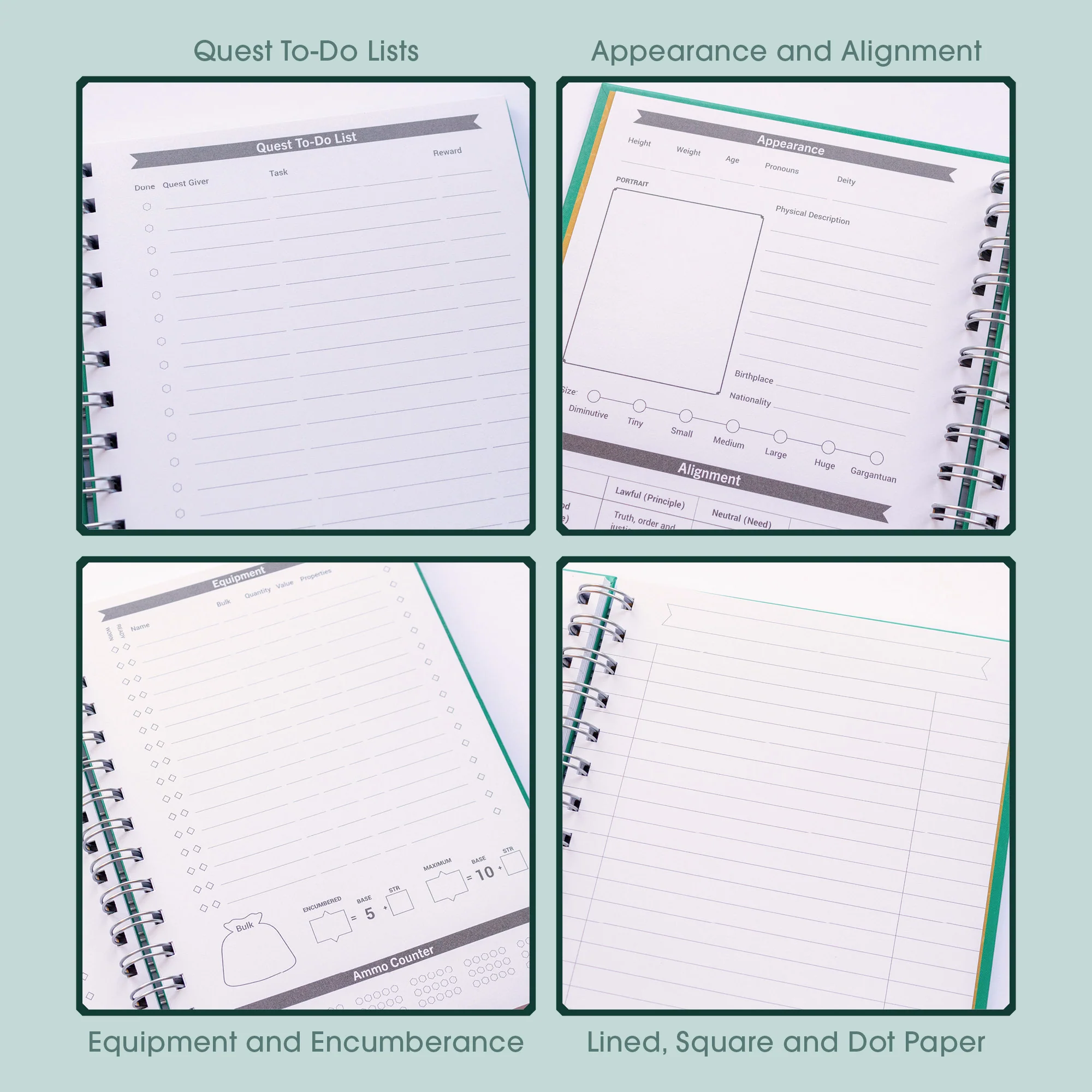 Pathfinder Character Quest Notebook - Image 4